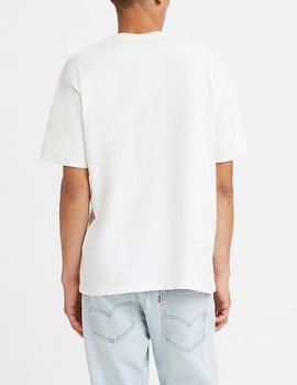 Camiseta Levis logo 501 relaxed blanco