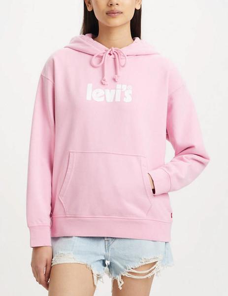 Sudadera logo rosa