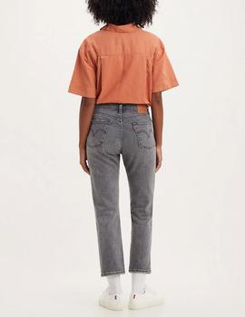 Pantalón vaquero Levis 501 Crop Gray Worn In