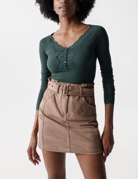 Falda Salsa Secret Glamour camel