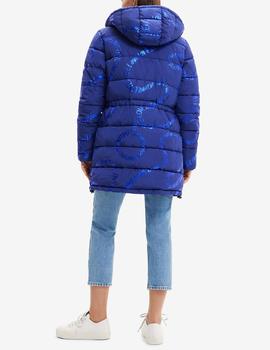 Abrigo Desigual Aarhus azul