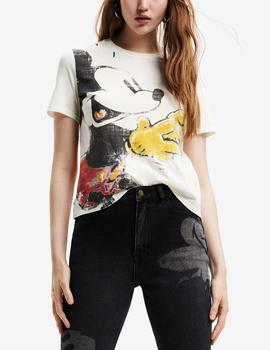 Camiseta Desigual Mickey blanco