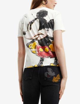 Camiseta Desigual Mickey blanco