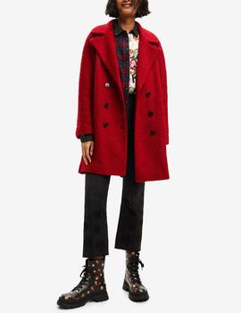 Abrigo Desigual London rojo