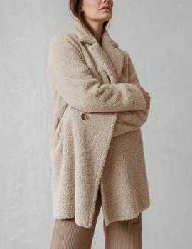 Abrigo pelliza Indi&Cold reversible beige