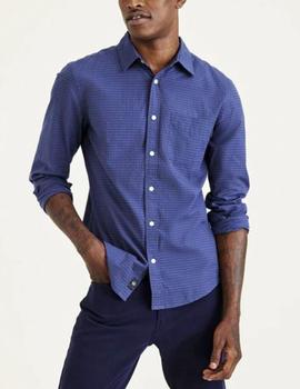 Camisa Dockers slim rayas azul