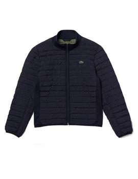 Chaqueta Lacoste acolchada plegable marino