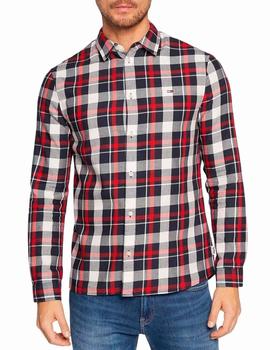 Camisa Tommy Jeans cuadros rojo