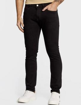 Pantalón vaquero Tommy Jeans Scanton slim negro