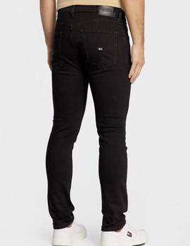 Pantalón vaquero Tommy Jeans Scanton slim negro