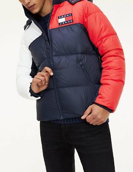 Chaqueta Tommy Jeans Essential Colorblock marino