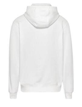 Sudadera Tommy Jeans logo circular blanco