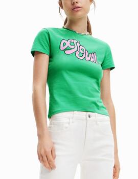 Camiseta Desigual Barcelona verde