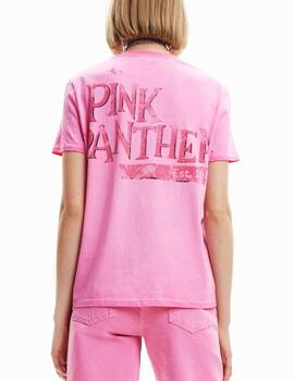 Camiseta Desigual Pink Panther rosa