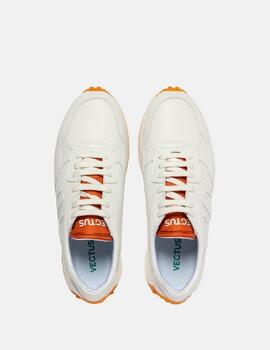 Zapatillas VEGTUS Siroco hombre white orange