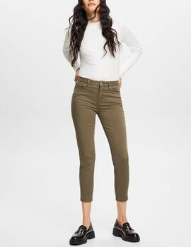 Pantalón Esprit tobillero khaki