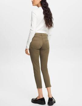 Pantalón Esprit tobillero khaki