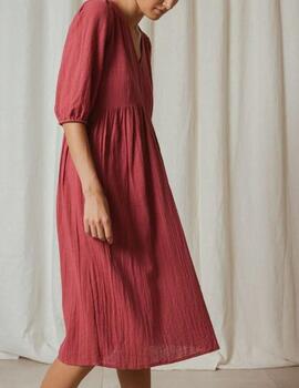 Vestido Indi&Cold frambuesa