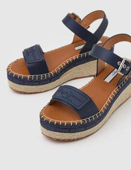 Sandalias cuña Pepe Jeans Witney marino