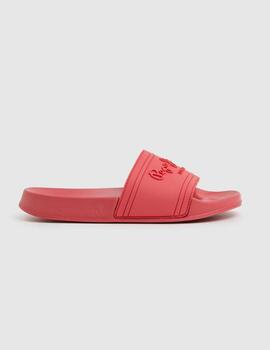 Chanclas Pepe Jeans Logo coral