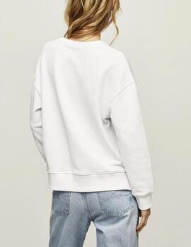 Sudadera Pepe Jeans Nora blanco