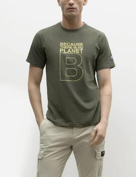 Camiseta Ecoalf Great B khaki