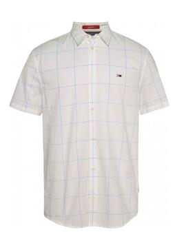 Camisa Tommy Jeans cuadros blanco