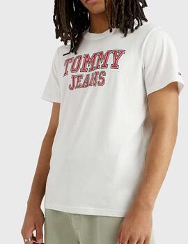 Camiseta Tommy Jeans logo blanco