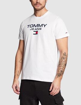 Camiseta Tommy Jeans logo blanco