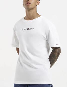 Camiseta Tommy Jeans logo blanco