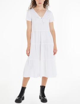 Vestido Tommy Jeans blanco