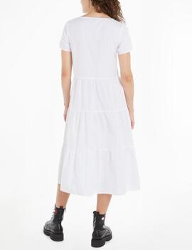 Vestido Tommy Jeans blanco