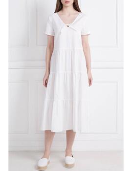 Vestido Tommy Jeans blanco