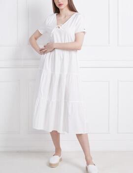 Vestido Tommy Jeans blanco