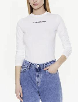 Camiseta Tommy Jeans logo blanco