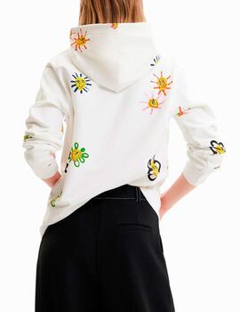 Sudadera Desigual June arty blanco