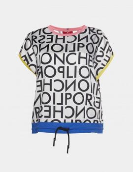 Blusa Lion of Porches lettering multi