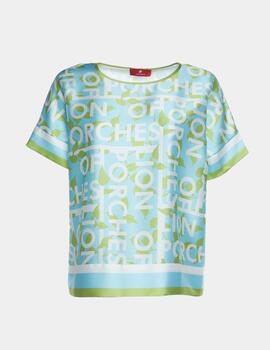 Blusa Lion of Porches estampada multi