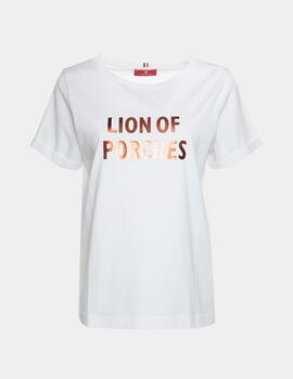 Camiseta Lion of Porches blanco