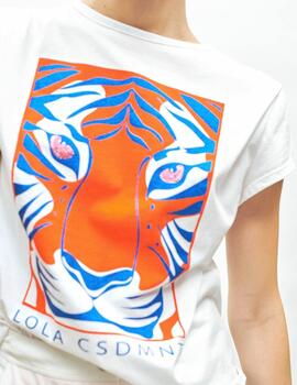 Camiseta Lola Casademunt tigre blanco
