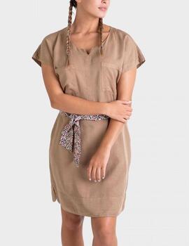 Vestido Massana camel