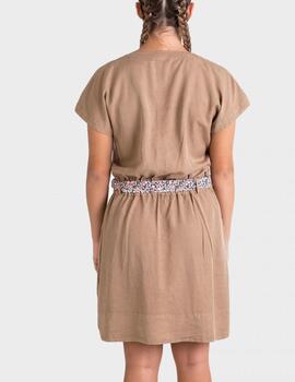 Vestido Massana camel