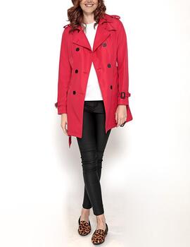 Gabardina Brave Soul rojo