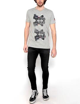 Camiseta Brave Soul gris