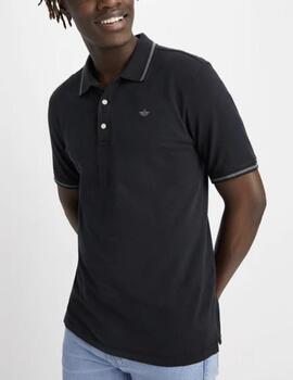 Polo Dockers slim negro