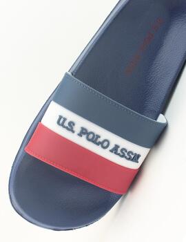 Chanclas U.S. Polo Asnn. logo marino