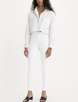 Pantalón vaquero Levis 721 High Rise Skinny blanco