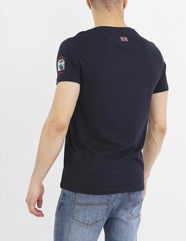 Camiseta Brave Soul estampada marino