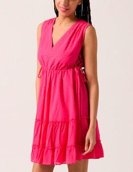 Vestido Naf Naf fucsia