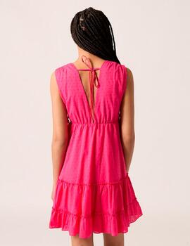 Vestido Naf Naf fucsia